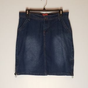 Denim Mini Skirt Medium Wash Juniors Size 11